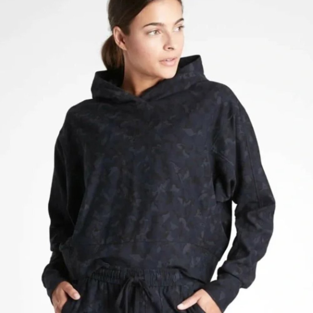 Athleta Farallon Printed Sweatshirt